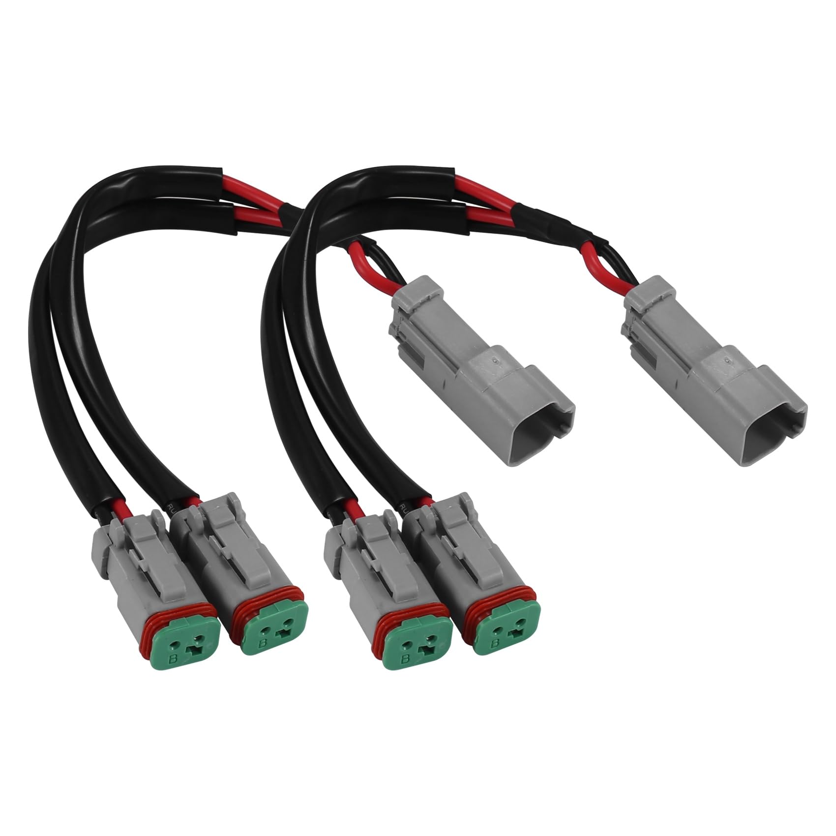 ECSiNG Adapterkabel 9006/HB4 Auf 2-pol DTP - 18,7cm LED Umbausatz Für Nebelscheinwerfer