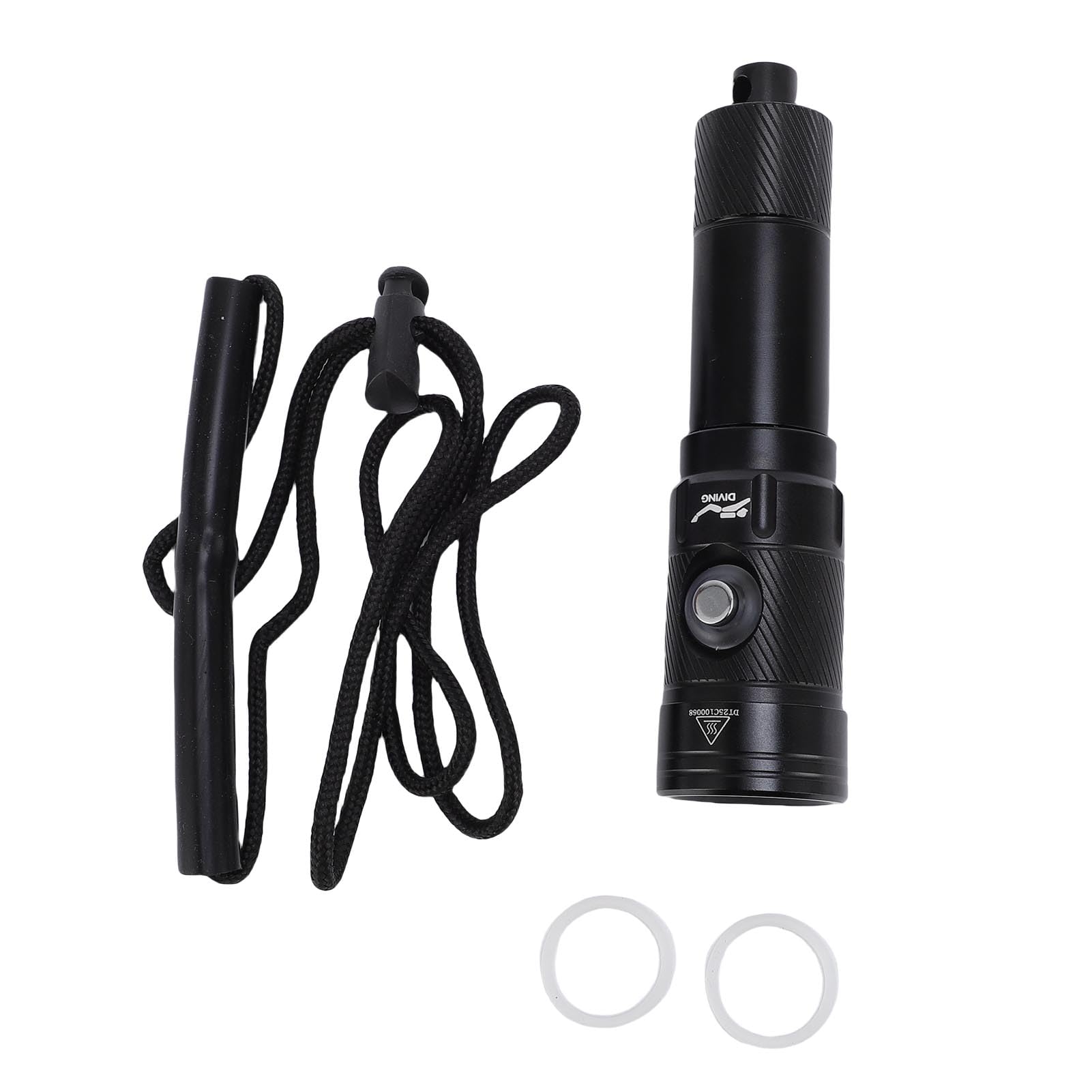 Torcia subacquea subacquea 1200LM Super luminosa IPX8 Torcia professionale impermeabile per immersioni Snorkeling Campeggio Nuoto Escursionismo Pesca Realizzata in lega di