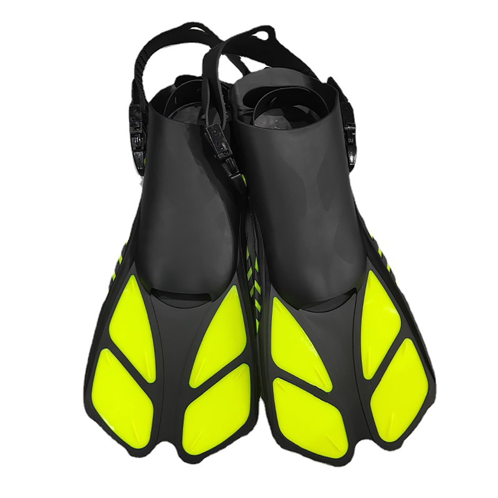 Pinne corte da snorkeling Pinne da viaggio Pinne regolabili con tacco aperto Pinne da nuoto Pinne da nuoto Pinne regolabili Pinne da nuoto corte