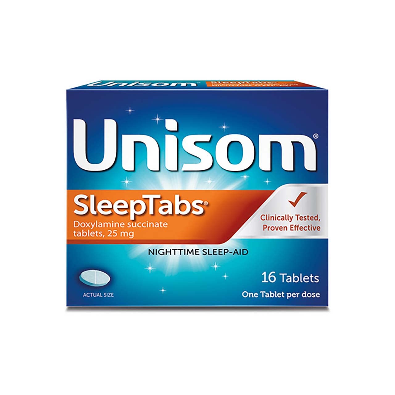 Unisom Sleep Tabs Size 16ct Unisom Nighttime Sleep-Aid