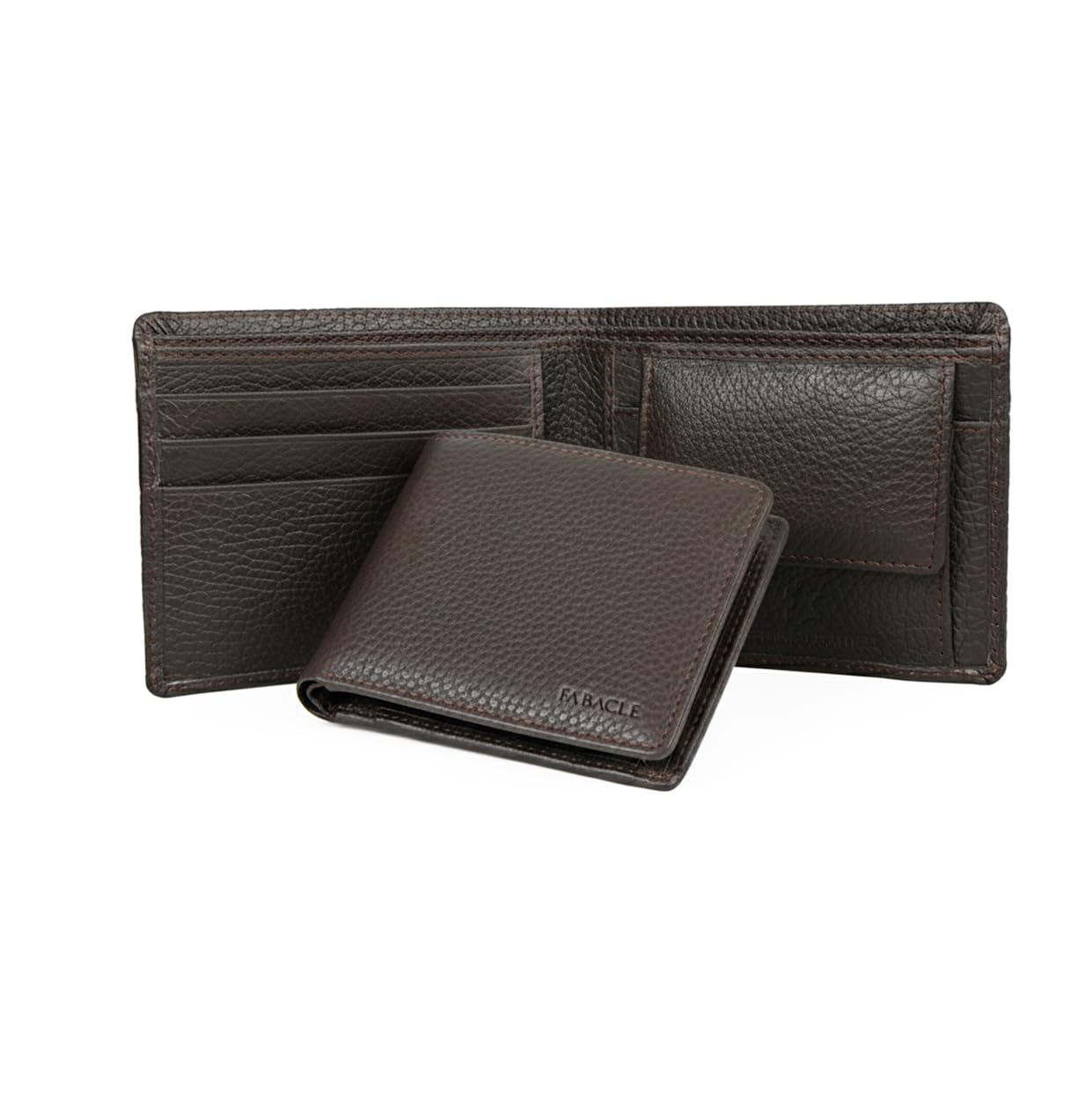 fabacle Napa Original Brown Leather Wallet for Men – Premium Feel, Minimalist Design – Ideal for Office, Travel, Gifting & Daily Use-picture-28