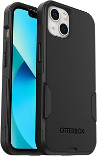 OtterBox iPhone 13 (ONLY) Commuter Series Case - Single Unit Ships in Polybag, Ideal for Business Customers - Black, Slim & Tough, Pocket-Friendly, with Port Protection