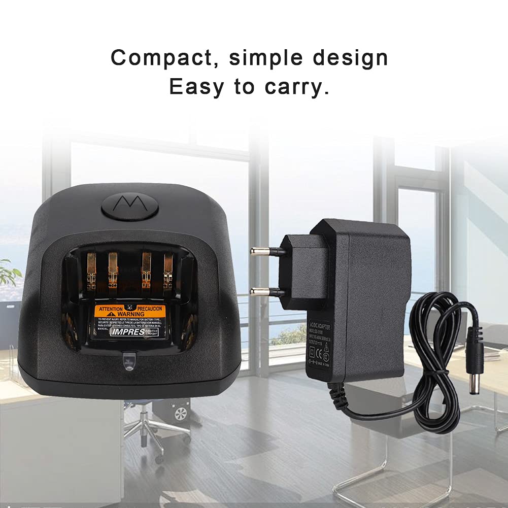 Caricabatterie Rapido per XIR P8268 DP4400 DP4800 DP4801 DEP550 DEP570 DP2000 DP2400 DP2600 Walkie Talkie 100-240 V, Base Stazione di Ricarica Batteria Radio Bidirezionale