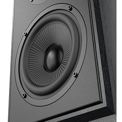 1 Pair Passive Range Monitor Studio Speakers Soundbox with 4 Inch Ribbon Tweeeter