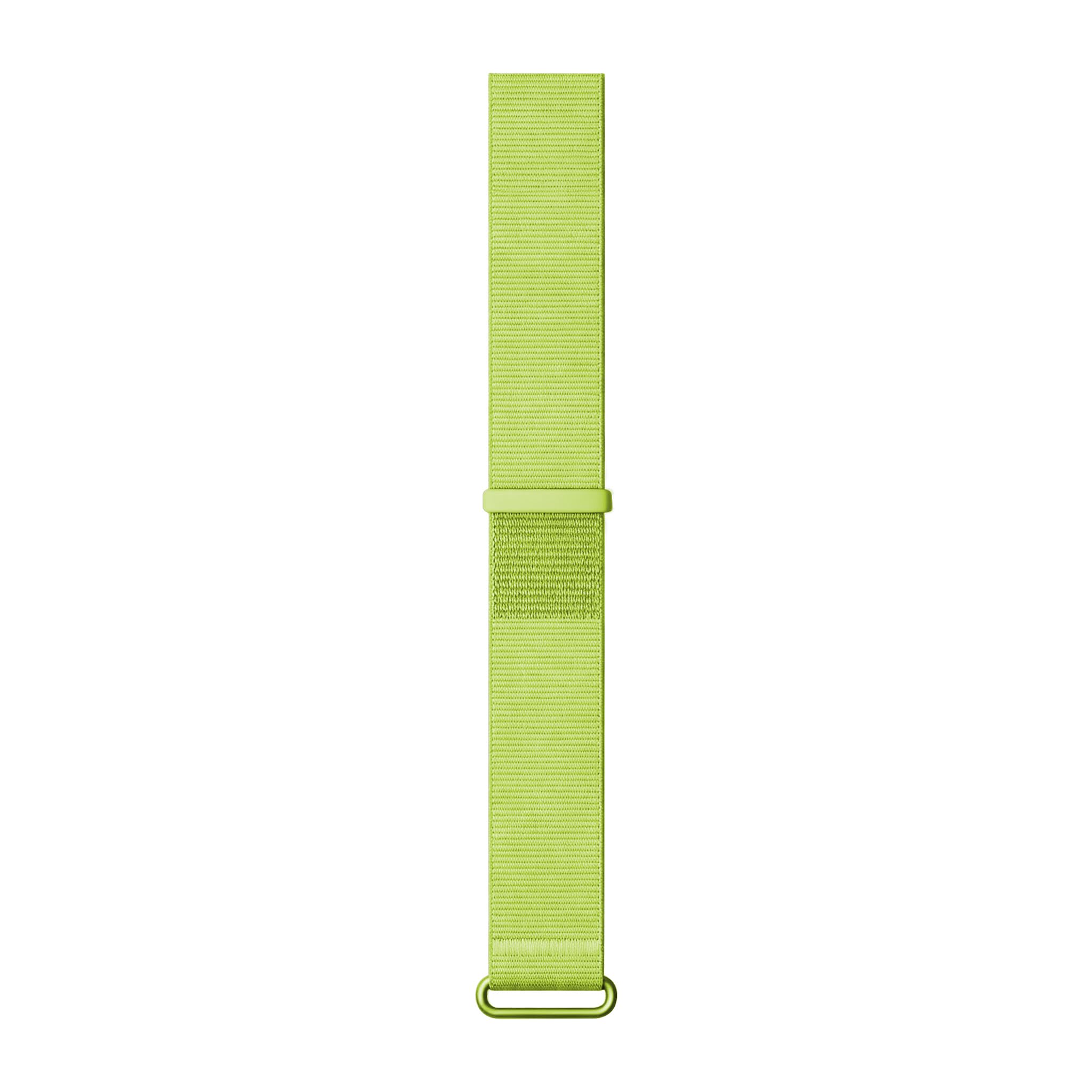 BoerHang Biceps Training Band Compatible with Garmin CIRQA Smart Band, Woven Nylon Strap, [Unisex] Provides stable Support for Biceps and Calves, Replaceable Armbands for Sports-（Lime）