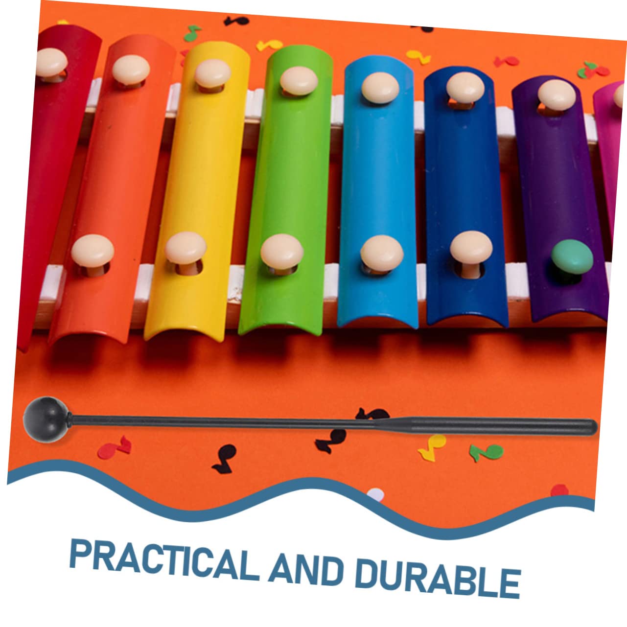 TOYANDONA 8 Paires De De Percussion Marteau Bâtons De Marimba Maillets Durs Bol Chantant De Langue Maillet Bol De Bol En Cristal Bol En Silicone