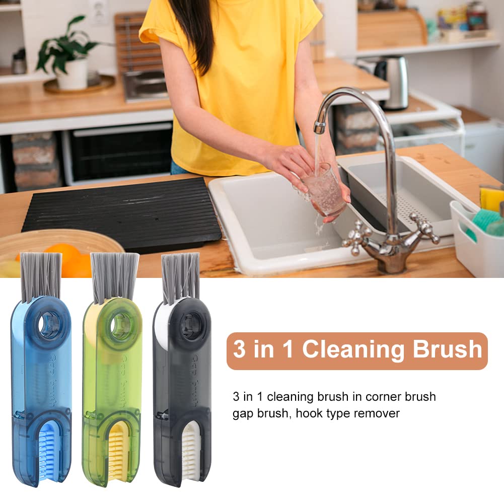 HBselect Set 7 Pezzi Spazzole Multiuso per Pulizia delle Bottiglie Scovolino Biberon e Bottiglie