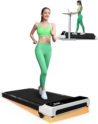 Cinta de correr para debajo del escritorio, 2 en 1, caminadora de espacio compacto, 2.5 HP silenciosa caminadora de escritorio con control remoto, disponible en Yaxa Colombia