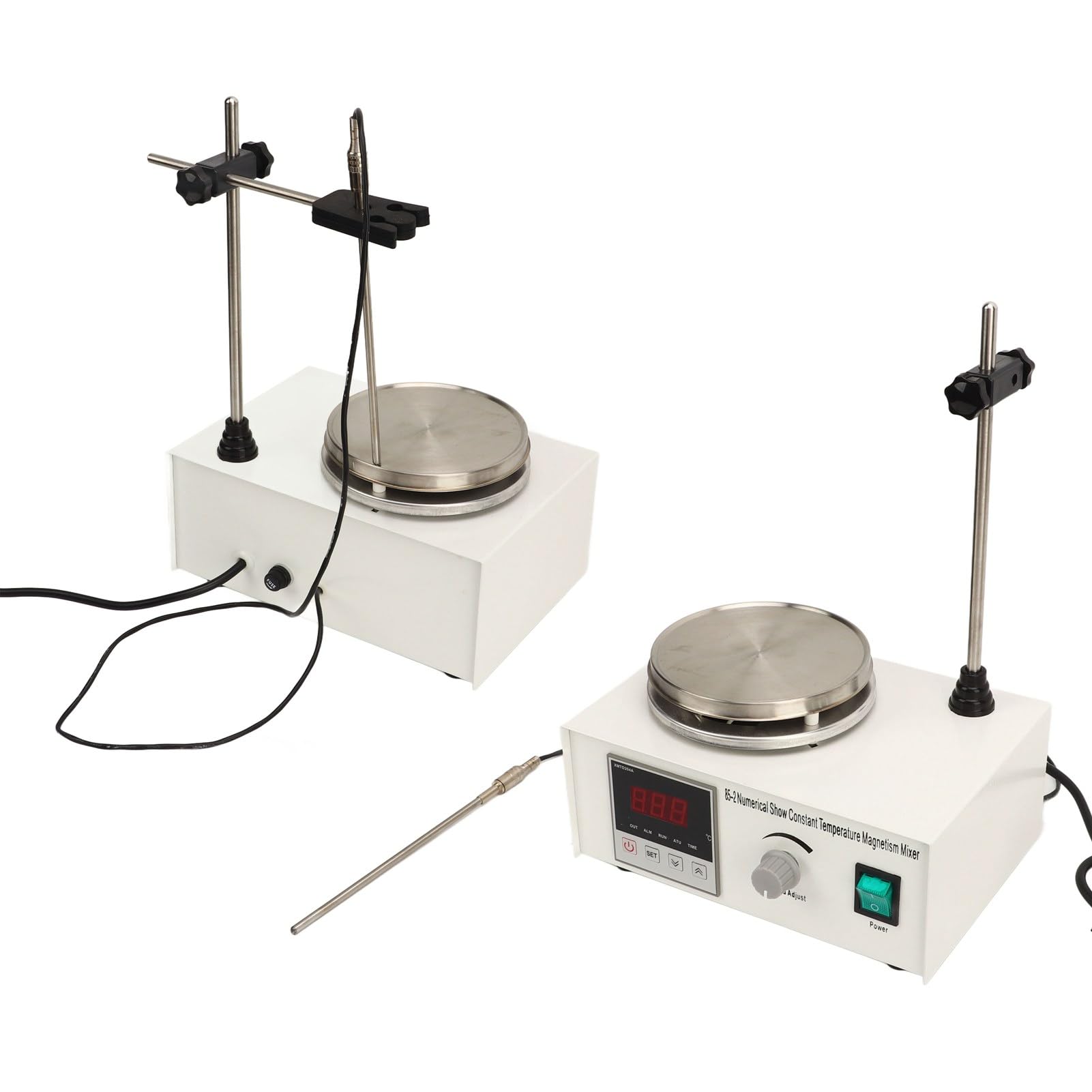 Heizung mit Konstanter Temperatur, Labor-Magnetrührer, Magnetrührer, Magnetrührer, Heizplatte, Heizplattenmischer, Digitalanzeige, Mini-Rührplatte, 0–2400 U/min, Mini-Rührplatte