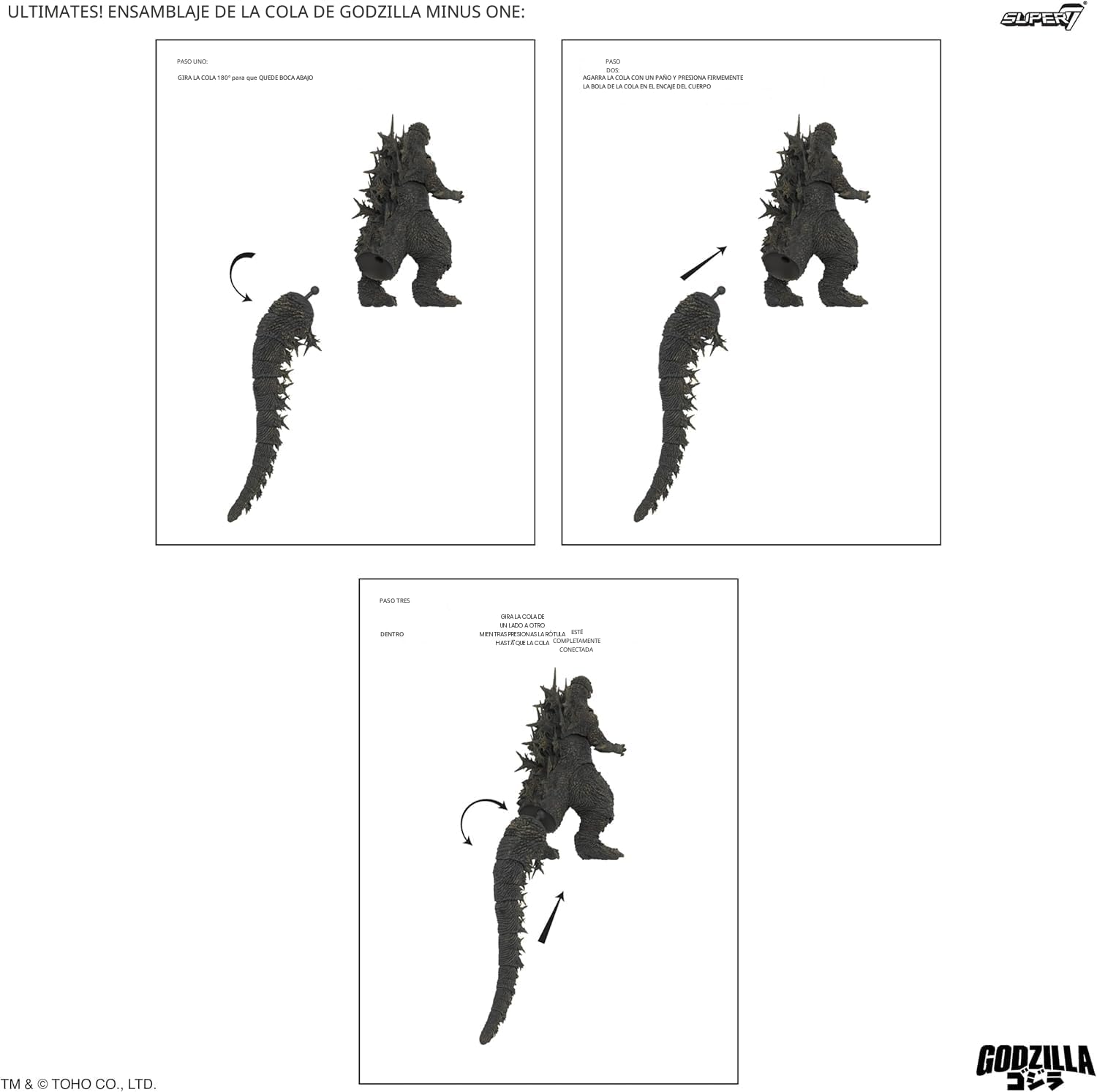 Amazon.com: Super7 ¡ULTIMATES! Figura de Godzilla Minus One de