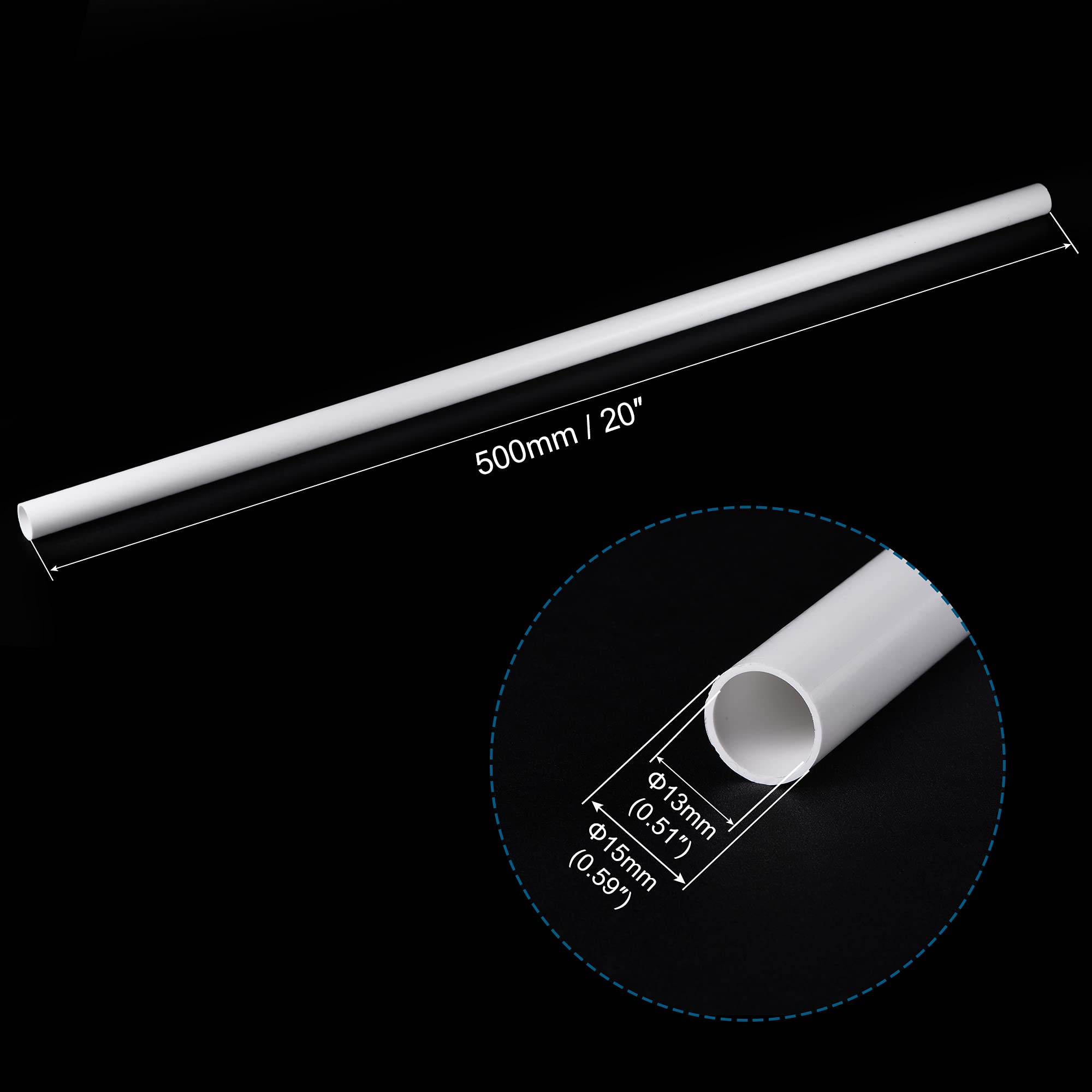 Tuyau PVC Transparent 13 Mm Intérieur X 18 Mm Extérieur - 1 Mètre, Pour Air, Eau, Usage Général