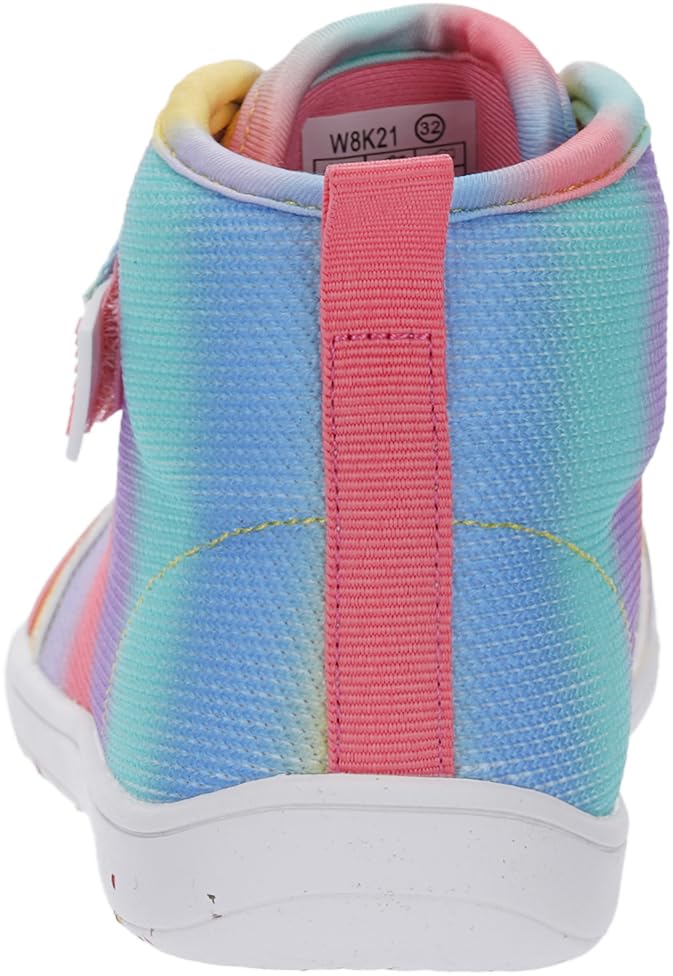 WHITIN Kids/Toddler Wide Barefoot Shoes | Girls/Boys Classic High Top Sneakers | Wide Foot Freedom | Natural Growth4