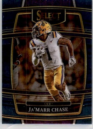 2022 Panini Select Draft Picks Retail Blue Football #82 Ja'Marr Chase LSU Tigers Concourse Officially Collegiate NCAA Licensed Trading Card (Stock 2022 Panini Select Draft Picks Retail Blue Football #82 Ja'Marr Chase LSU Tigers Concourse Officially Collegiate NCAA Licensed Trading Card (Stock