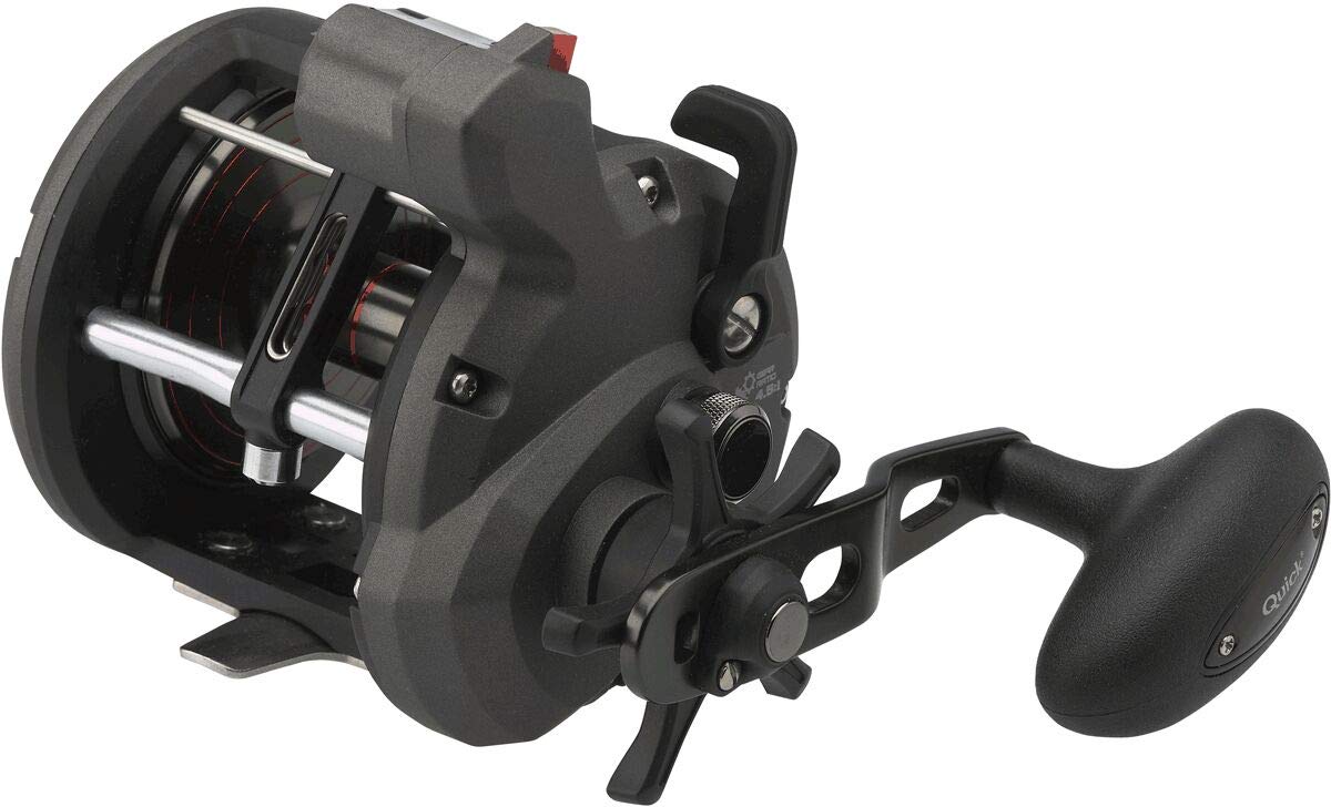 Dam Quick 4 SD - Multirolle, Zwei Größen, Linkshand-Modelle mit und ohne Linecounter in Meter, Bremskraft 8kg, Übersetzung 5.3:1 BZW. 4.5:1 (30 LHLWLC)