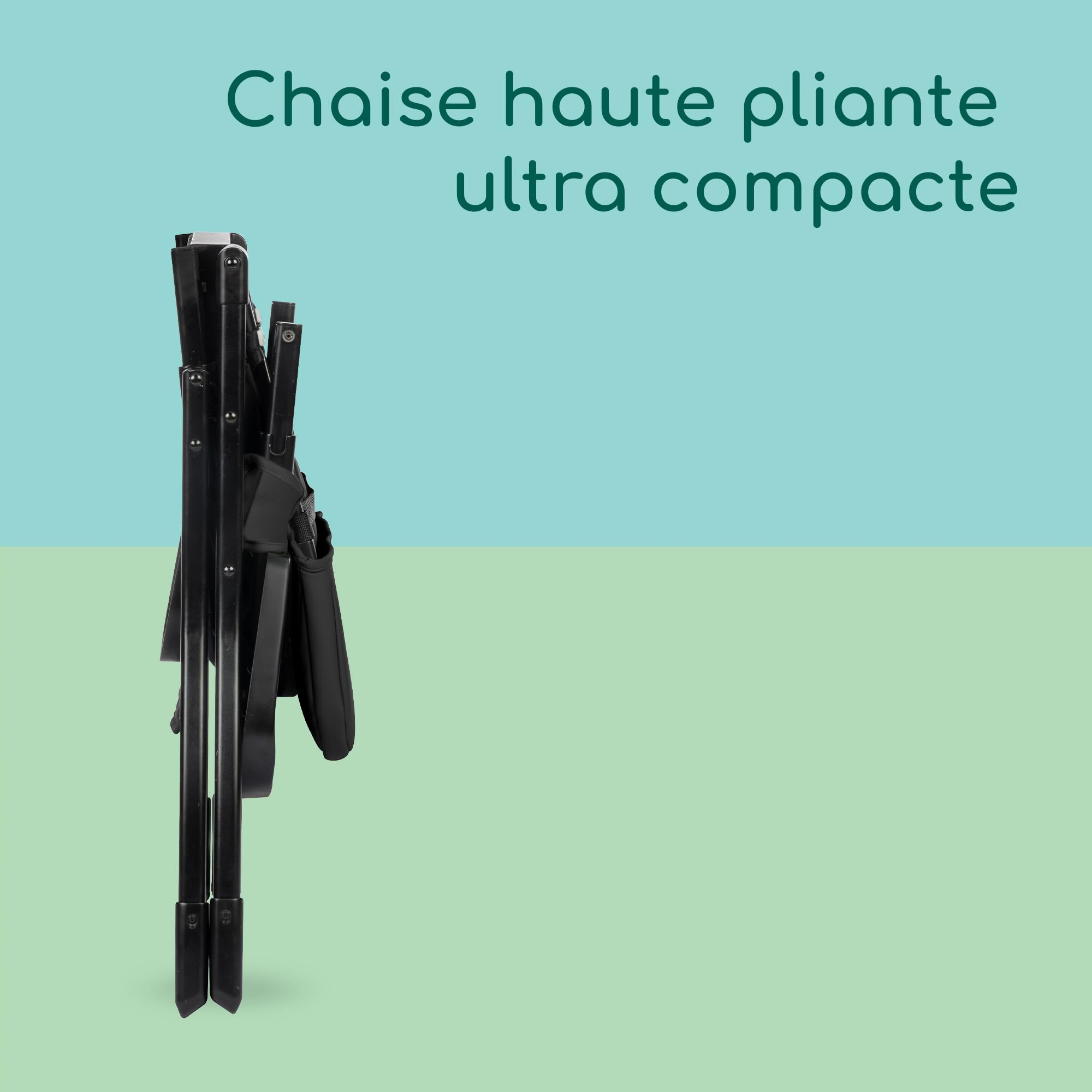 Bebeconfort Lily chaise haute bébé 6 mois à 3 ans 9-15 kg pliage compact 4 kg Tinted Graphite