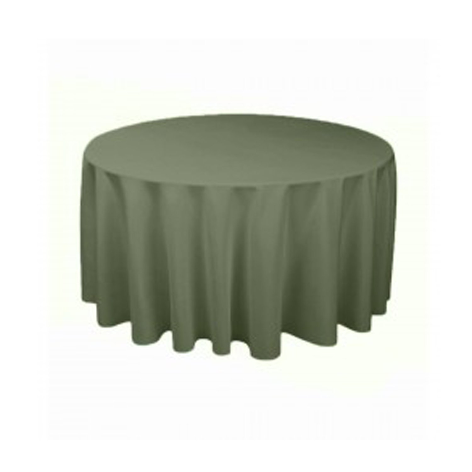 KS Linens Polyester Round Tablecloth 96" (Sage)