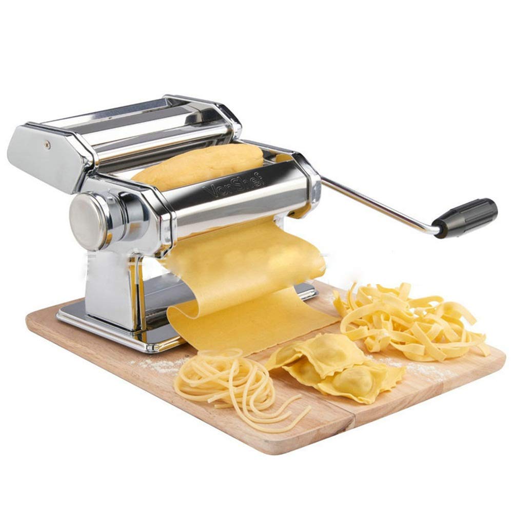 Macchina professionale della tagliatella, coltelli a manovella della tagliatella, macchina di fabbricazione dell'involucro di gnocchi della lasagna della pasta