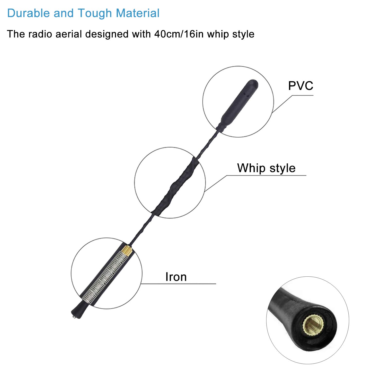 Heckantenne Wasserfest Universal Auto-Antenne Für Dach / Heck / Holm – 48cm, UKW/AM/FM, Wasserfest, Mit DIN-Stecker Universal Antenne 48cm Dach Heck Holm Heckantenne Wasserfest Universal Auto-Antenne Für Dach / Heck / Holm – 48cm, UKW/AM/FM, Wasserfest, Mit DIN-Stecker Universal Antenne 48cm Dach Heck Holm