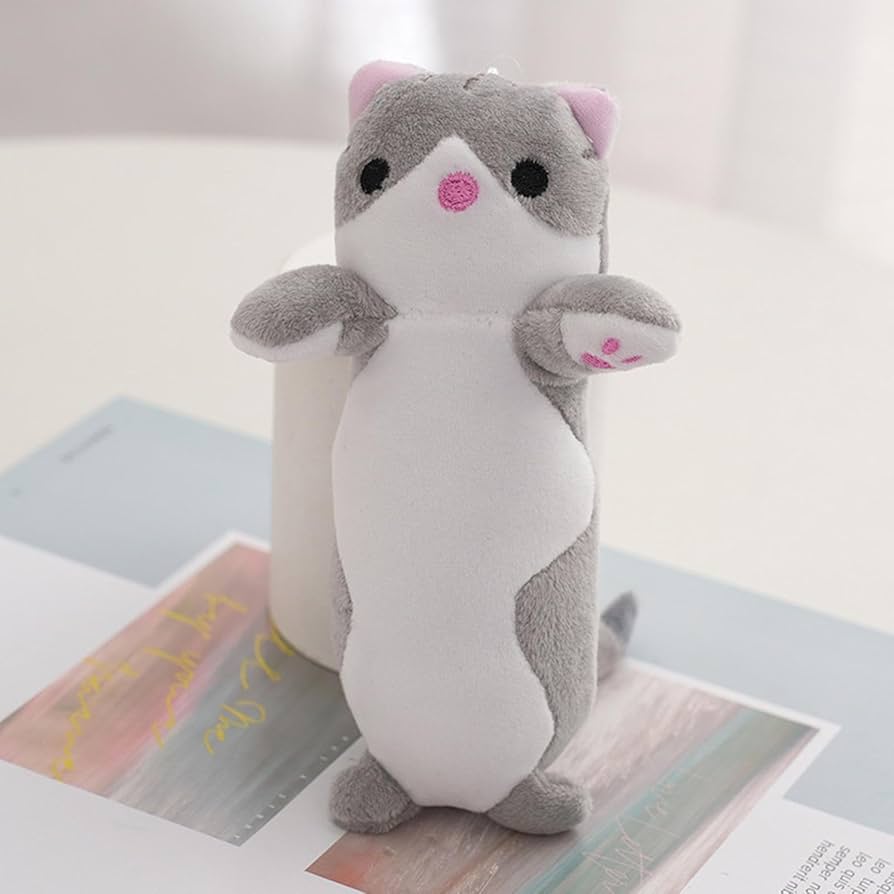 Amazon.co.jp: [xiaobanli] 猫のぬいぐるみキーホルダー