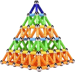 Ocensmice 306 Pieces Magnetic Sticks Toys, Magnet Building Blocks Educational Toys STEM for Kids Playing Stacking Game