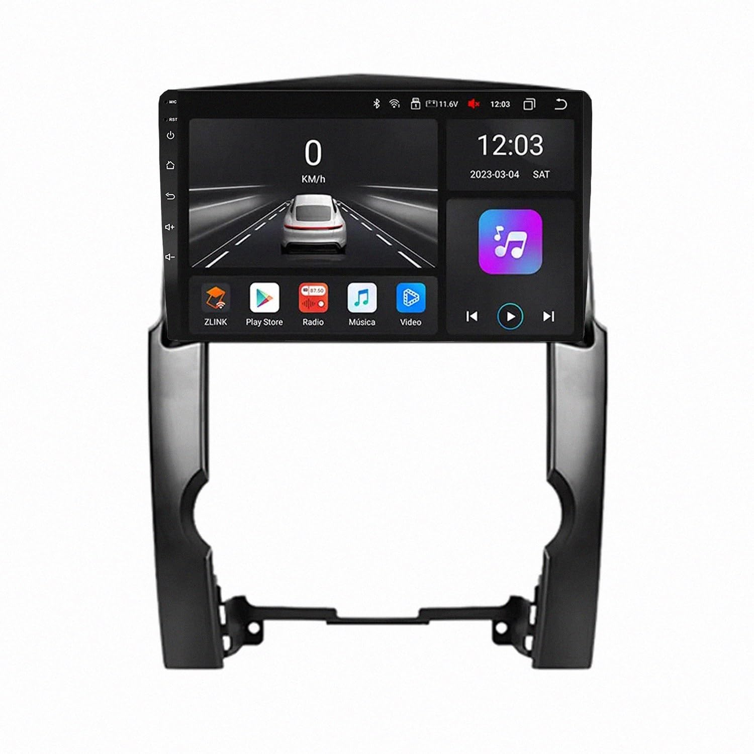 Radio coche Bluetooth para Kia Sorento para renovar el salpicadero antiguo 8
