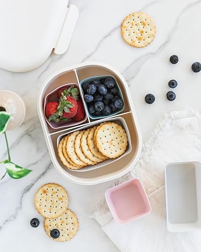 The Silicone Kitchen Vasos de silicona reutilizables para hornear, rectangulares y cuadrados, no tóxicos, sin BPA, aptos para lavavajillas, caja