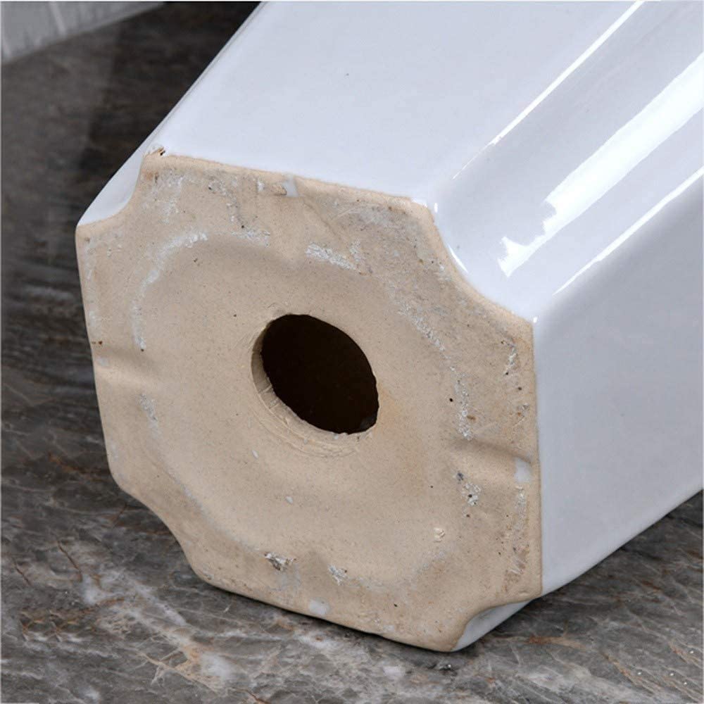 Ceramiczna doniczka z otworem drenażowym wewnętrzny cylinder nordycka doniczka na kwiaty zewnętrzna doniczka ogrodowa duży wazon nowoczesny wystrój wnętrz,