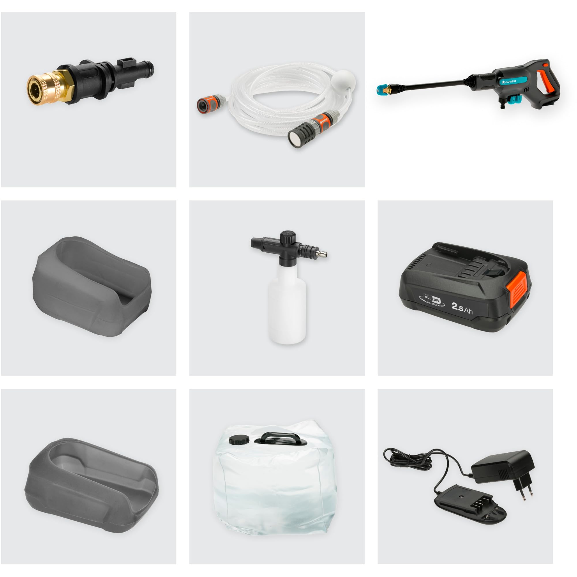 Amazon.com : Gardena AquaClean 24/18V P4A Premium Medium Pressure