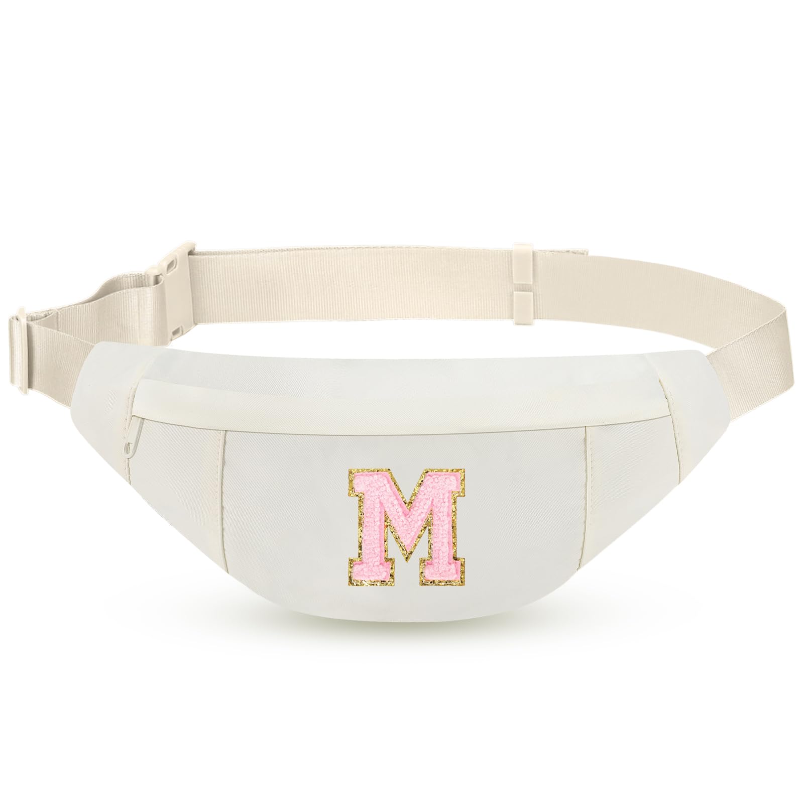 Monogrammed Gifts for Women Men Fanny Pack Shoulder Bag Personalized Birthday Gift for Friends Sister,Letter M