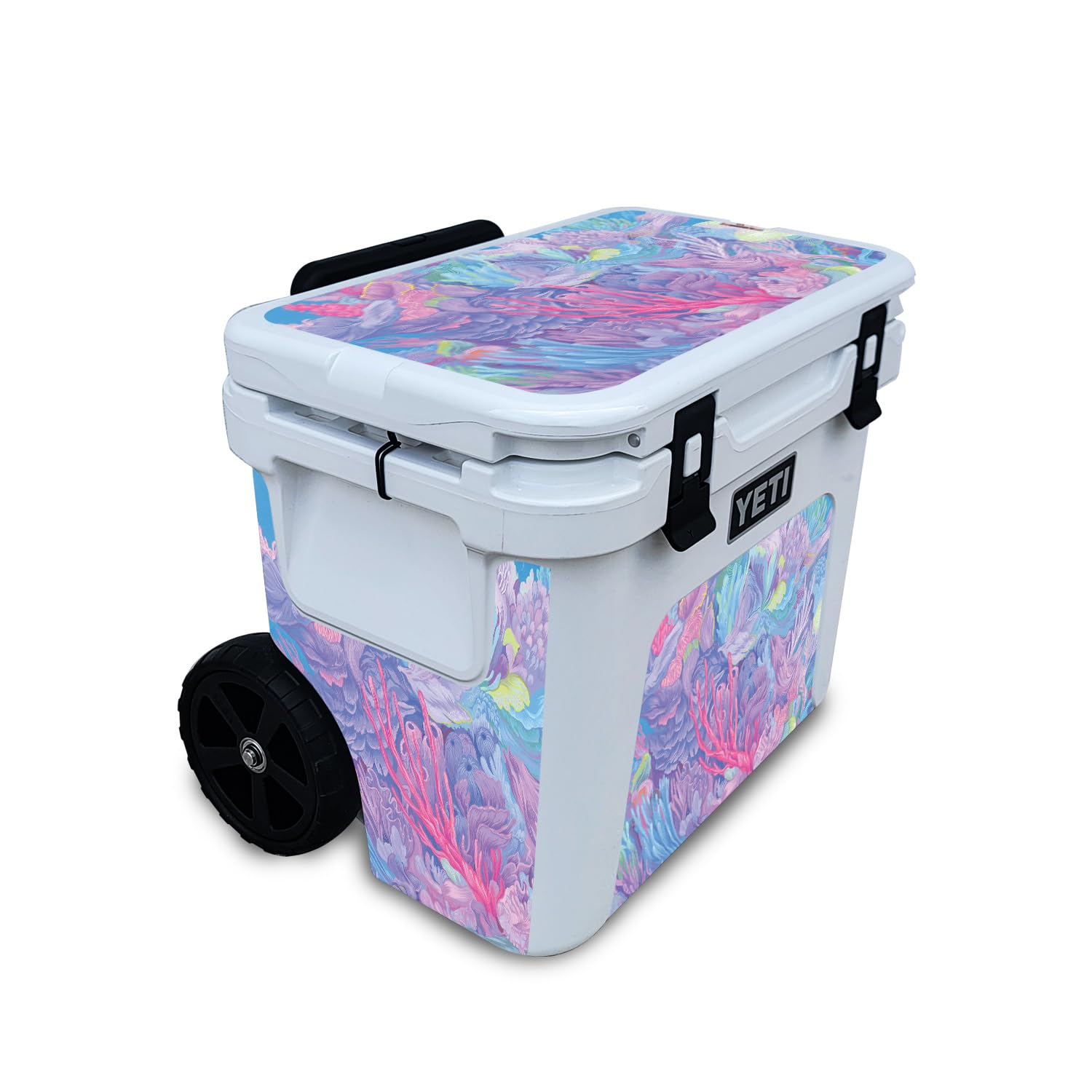 Skin Compatible with Yeti Roadie 32 Wheeled Cooler - Dreamy Reef - Premium 3M Vinyl Protective Wrap Decal Cover - Easy to Apply | Crafted in The USA by MightySkins