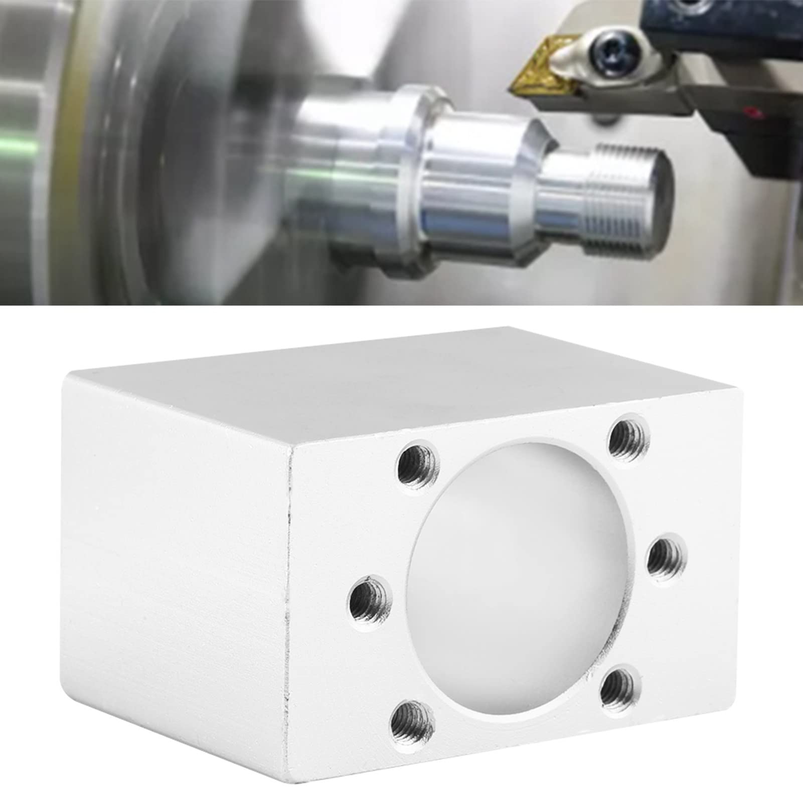 SFU1204 Ball Screws Nut Housing Seat Mount Bracket Holder Made of Aluminum Alloy CNC Accessory for 3D Printing CNC Lathe