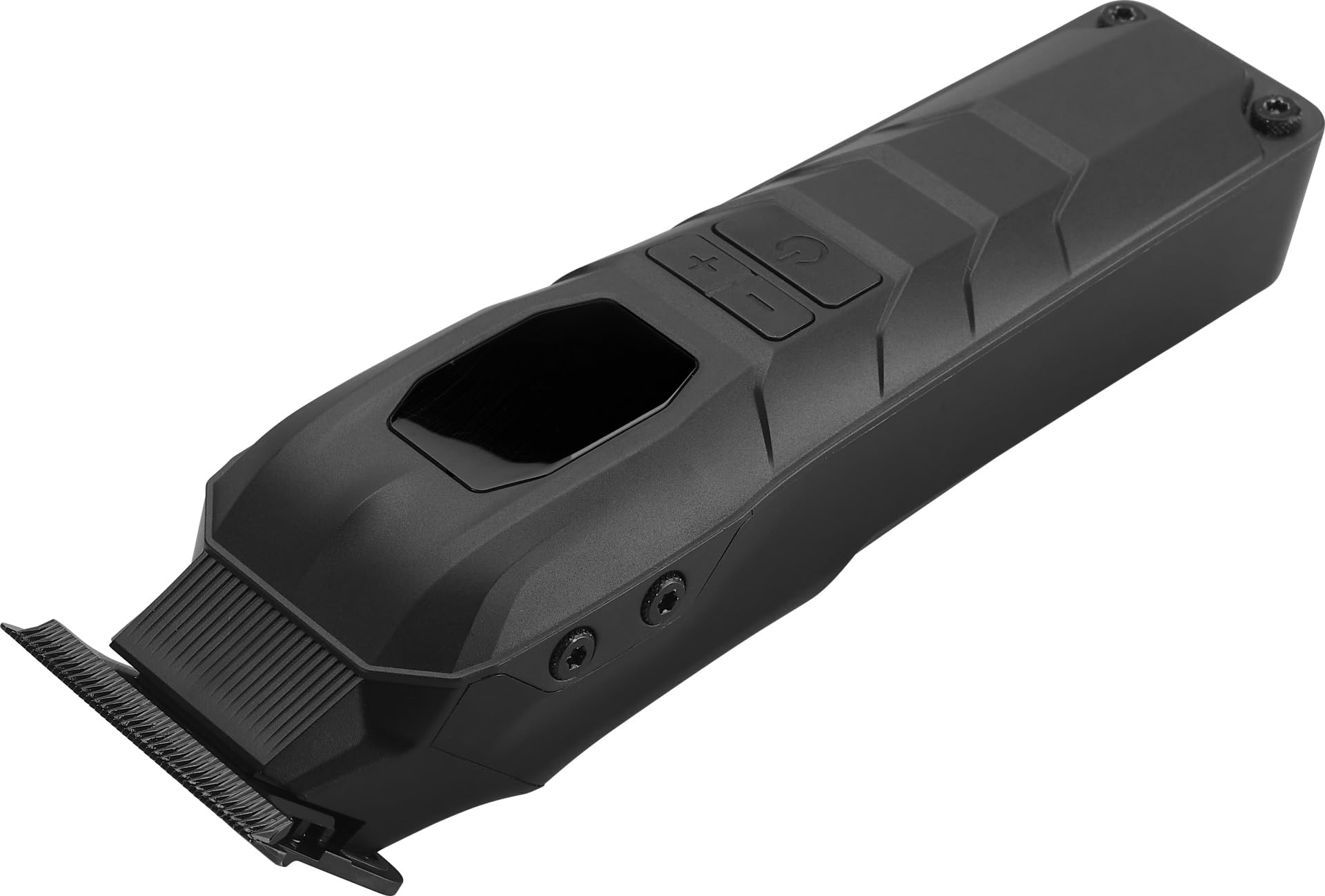 Rotschopf24 Efalock BLADECORE Konturenschneider + Tasche. Profi Trimmer für Konturen & Bart | Haarschneider mit Keramik- & DLC-Klinge | Bürstenlos | Akku + Netz | LED Display. Konturenhaarschneider.