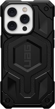 URBAN ARMOR GEAR UAG Designed for iPhone 14 Pro Case Black 6.1 Monarch Pro Built-in Magnet Compatible with MagSafe Charging Rugged Shockproof Dropproof Premium Protective Cover