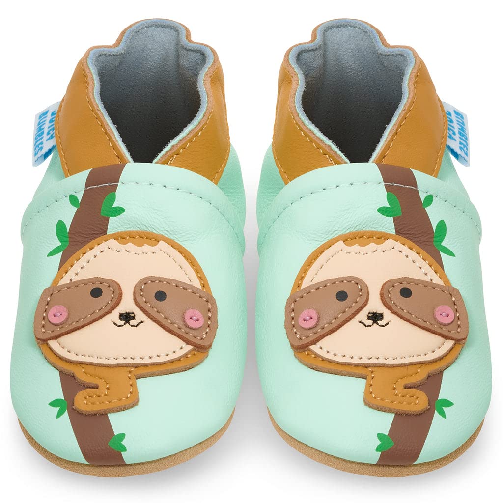 Zapatos de Bebé – Zapatillas de Cuero Niño Niña – Patucos de Piel con Elástico para Bebé - Zapatitos Primeros Pasos - Pantuflas Infantiles 0-6 Meses 6-12 Meses 12-18 Meses 18-24 Meses 2-3Años — view 28