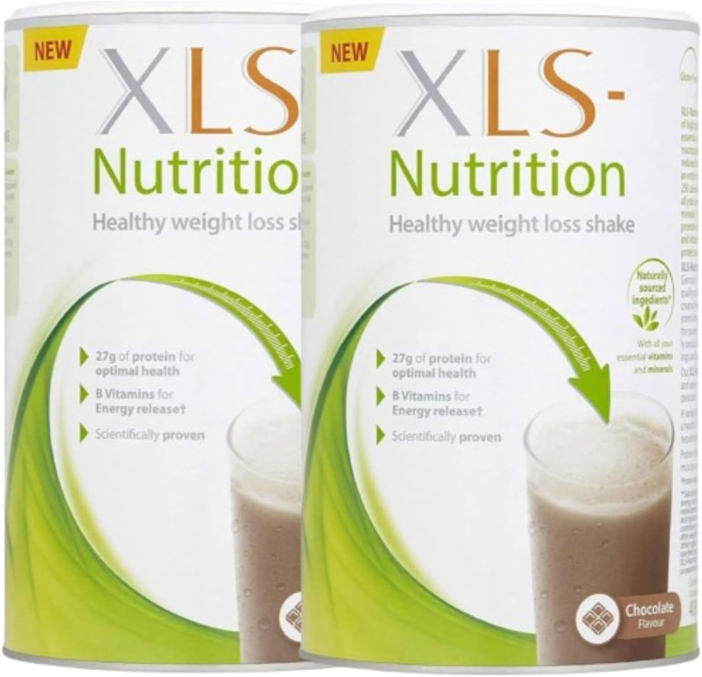 Equitack XLS Meal Shake | Supports Weight Loss Goals | Essential Fatty Acids | Nutritionally Balanced | Delicious Chocolate Flavour | Convenient and Quick | 400g | Gluten Free | Pack of 2