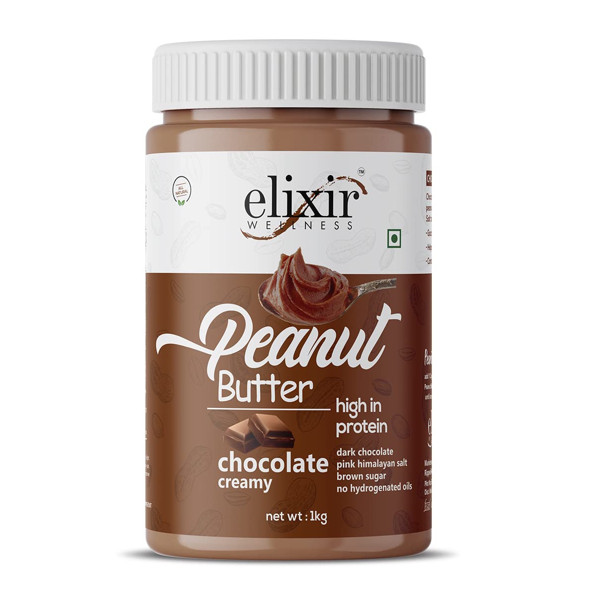 Elixir Wellness Chocolate Peanut Butter | Creamy | 1KG (B0BDG8NBTG) Amazon Price History, Amazon Price Tracker