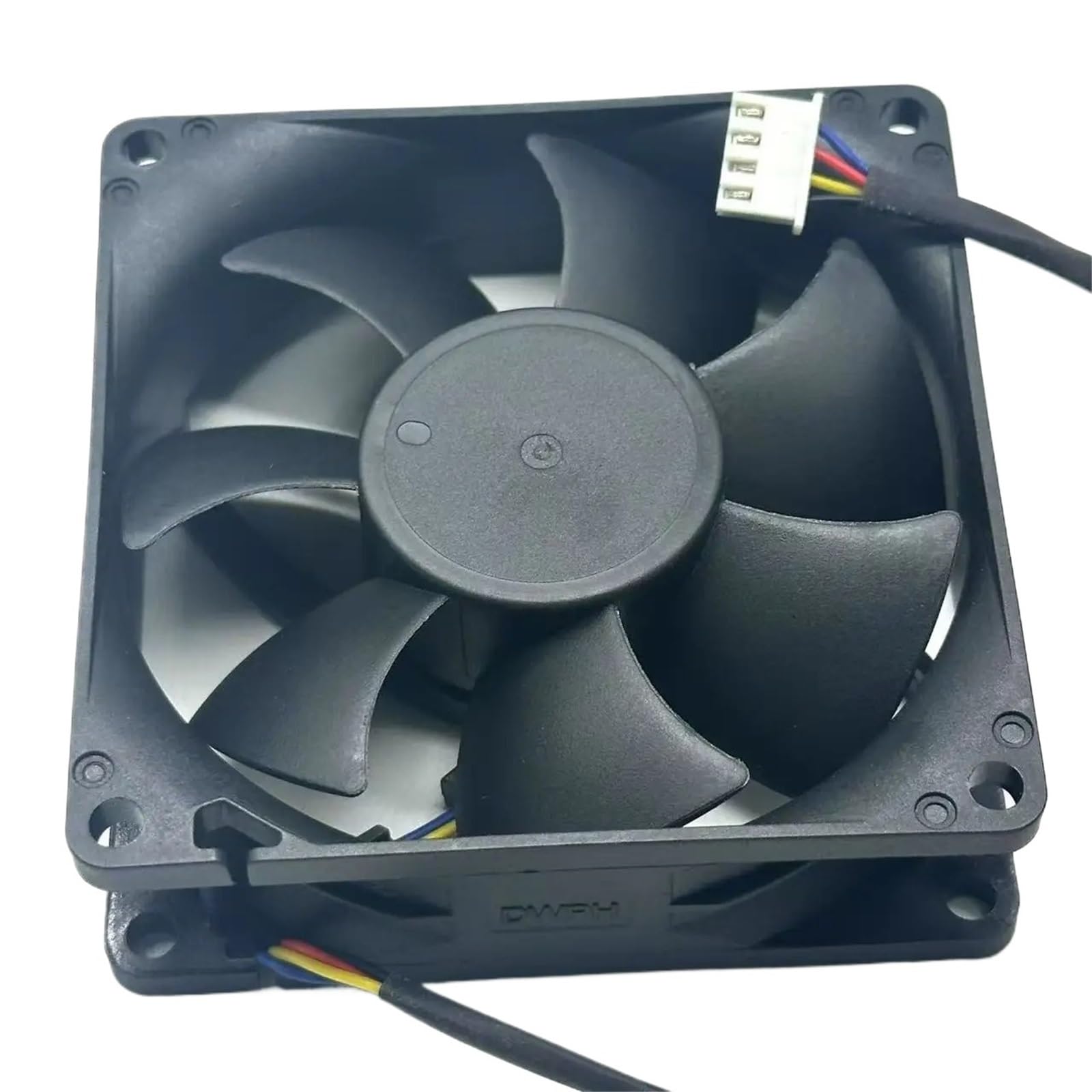 EFC-08E12W DC12V 0.70A 80x80x25mm Ventilateur de refroidissement de serveur à 4 fils