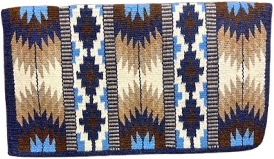 Horse Western Ranch Saddle Blanket/New Zealand Wool Western Saddle Blanket Top Wool Pad Sensor Flex (Customization Available) N245