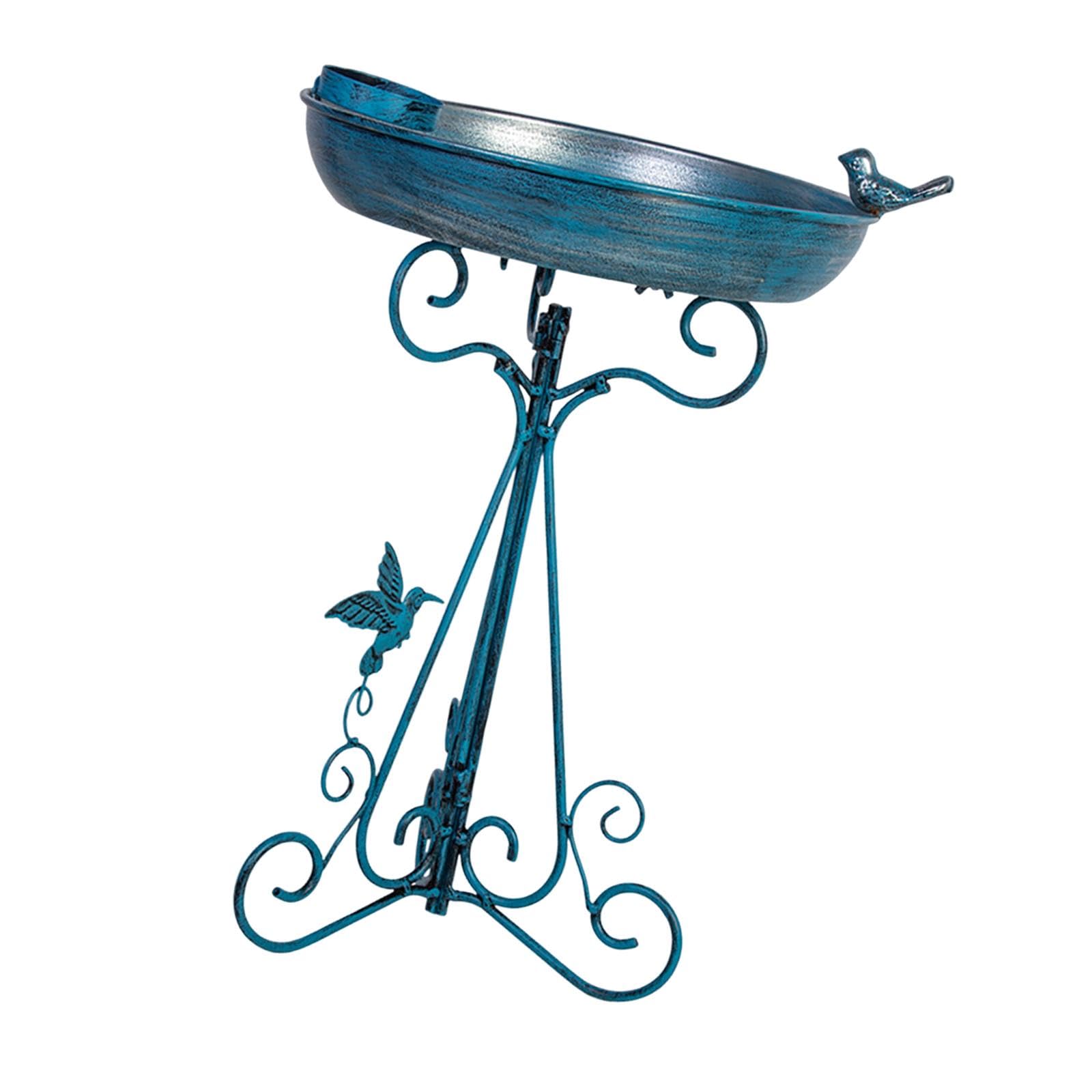 perfk Mangiatoia per Uccelli, capacità, Resistente alle intemperie, Accessorio da Giardino, Decorazione in Metallo per Esterni, per Bambini