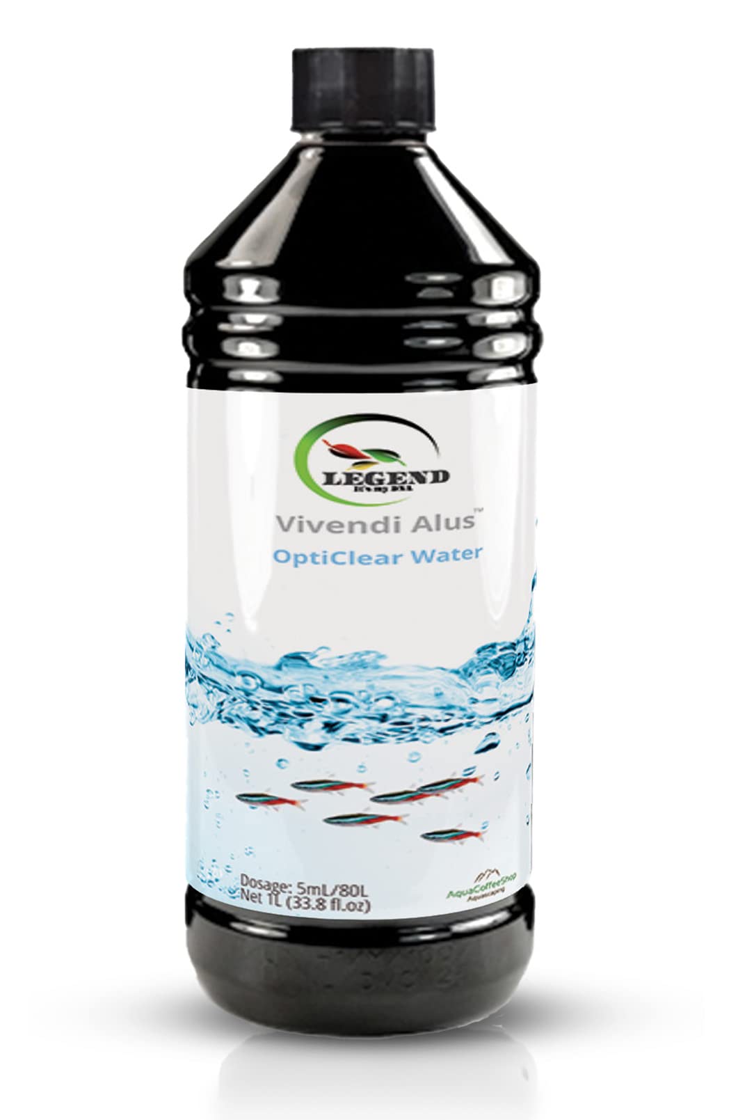 Legend Vivendi Alus Traitement de l'eau transparente pour aquarium 100 ml, 250 ml, 5000 ml, 1000 ml