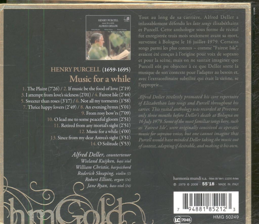 Purcell, Music for a While