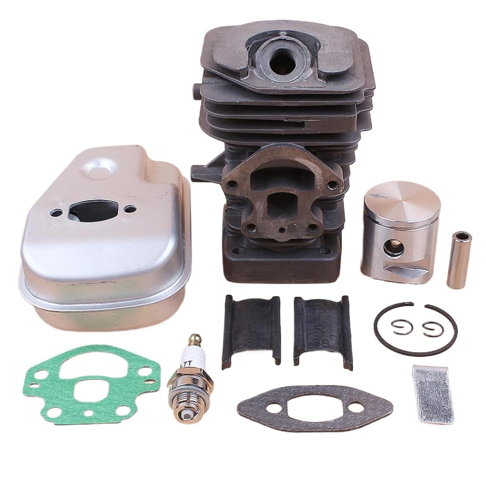 de Juntas de pistón de Cilindro, Pasador de 39mm y 10mm, Compatible con Piezas de Motor de Motosierra 235 236 236E 240 240E 545050417