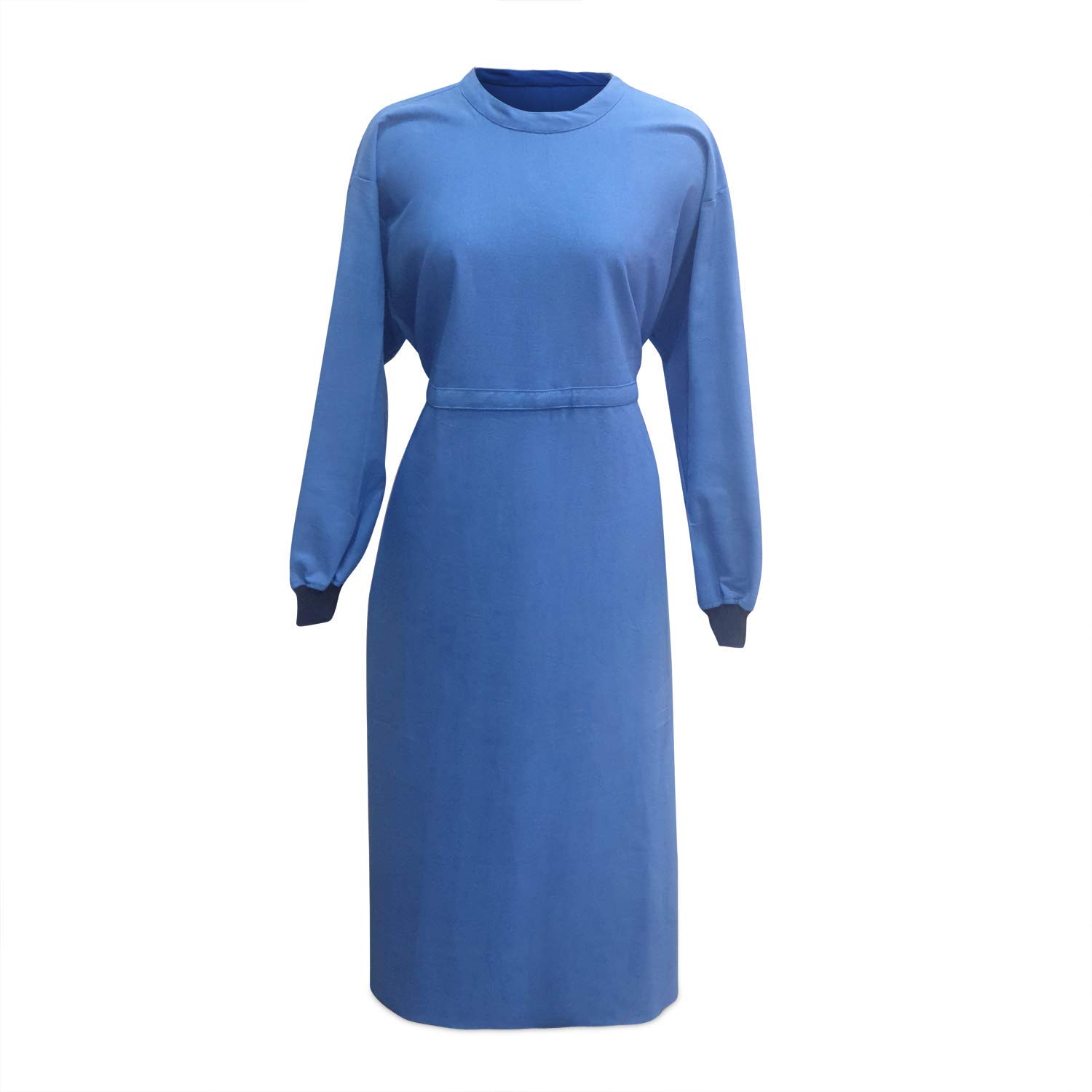 P.M.P.S.® Surgeon Gown Plain | Blue Cotton Fabric | Reusable and Washable | Back Tie | Free Size Unisex (B08HQSLLLY) Amazon Price History, Amazon Price Tracker