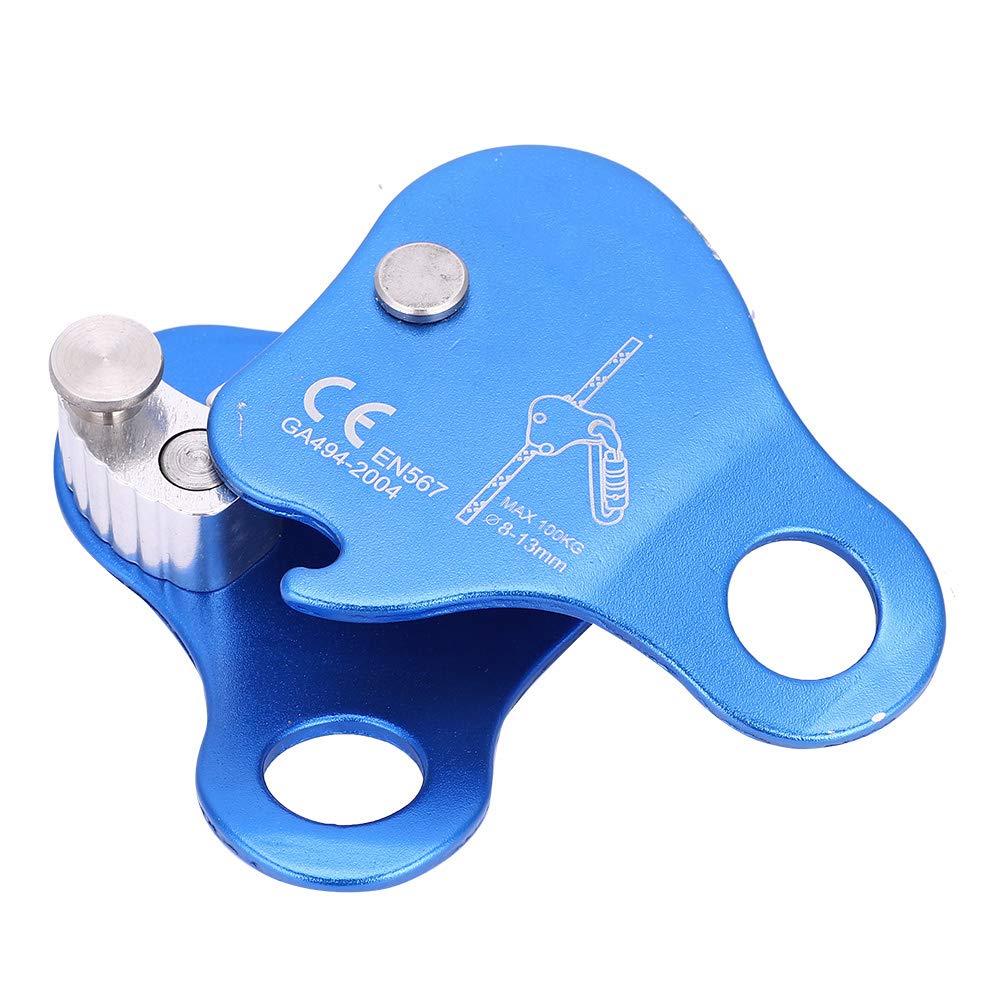 Alomejor - Cuerda para Escalar Protector de Cuerda para montañismo, Dispositivo de Bloqueo automático de Cuerda de Seguridad anticaída de protección