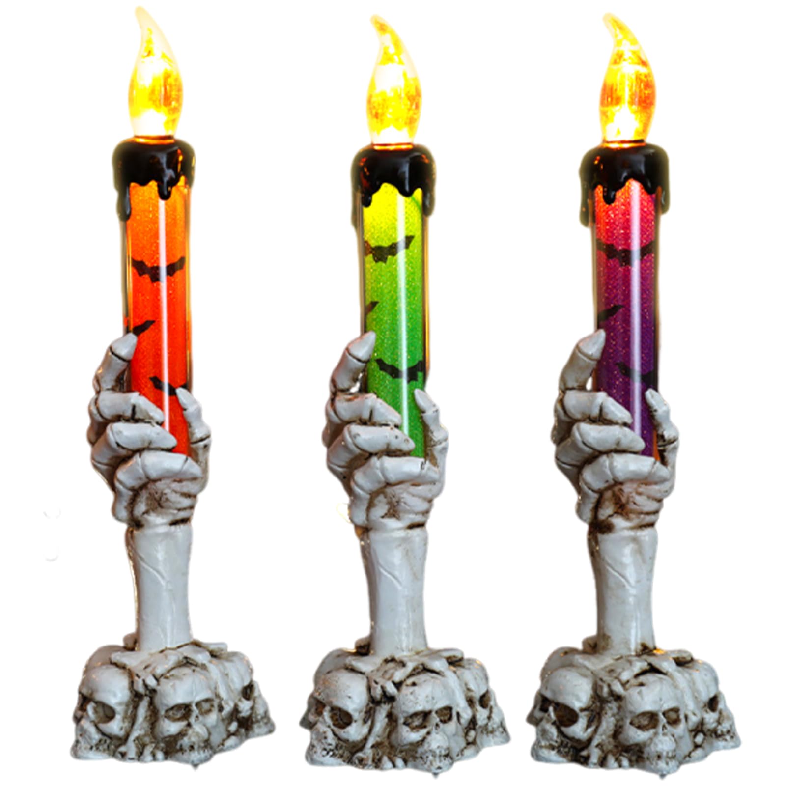 TFAOYS User Safe Specters Hand LED Lamp Halloween Decoration Without Open Flame Battery Not Included Halloween LED