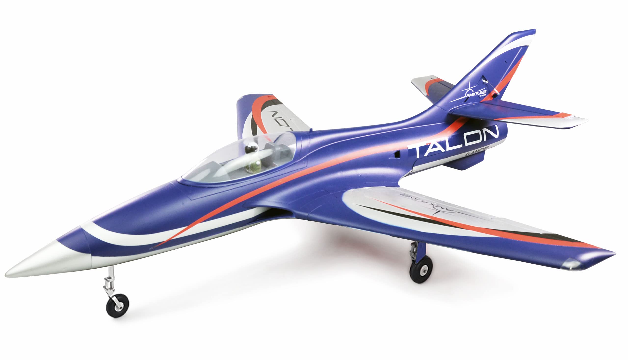 Amewi AMXPlanes Talon EDF Jet 1100mm 200 km/h EPO PNP blu RC telecomandato