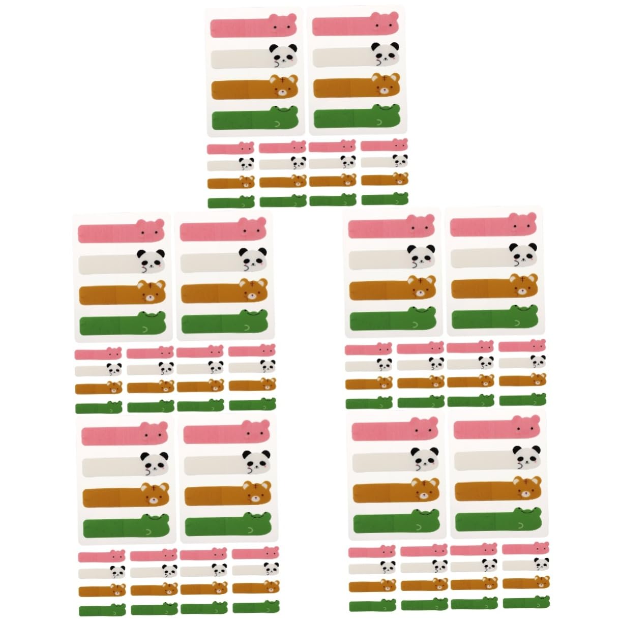 Uonlytech 5 Ensembles Autocollants Onglets Étiquette Papier Etiquettes Autocollantes Étiquettes Autocollantes Marqueurs De Page Marqueur De Page De Livre L'animal De Compagnie 6 Paquets * 5