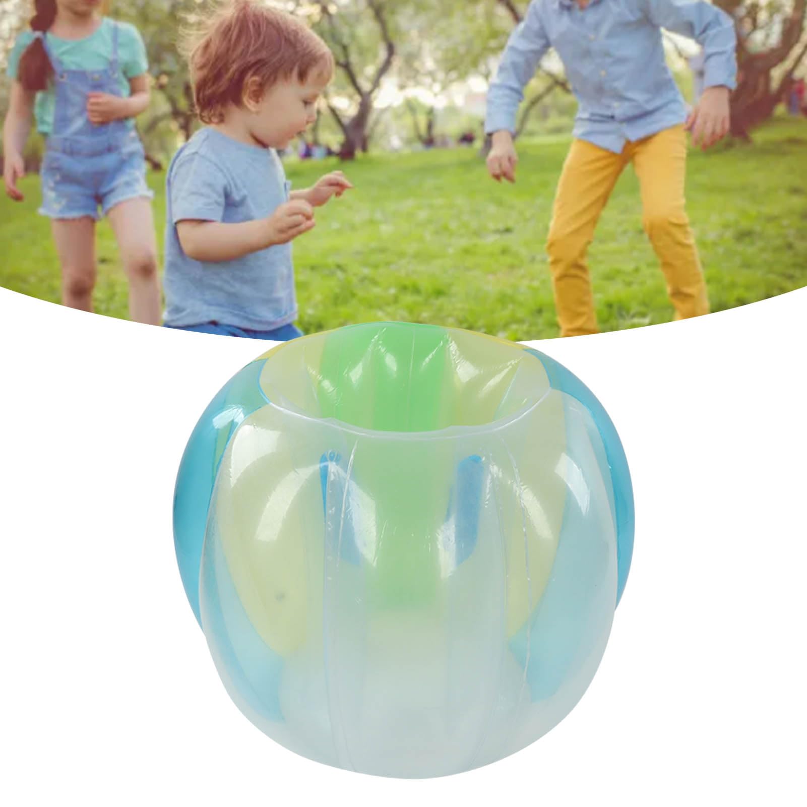 Palla Gonfiabile Bumping Gioca a Palla per Bambini Palla Paraurti Palla Collisione Kid Gonfia Corpo 90X75Cm Kid Bambini Bambino per Pom Ball per per Pom Pom
