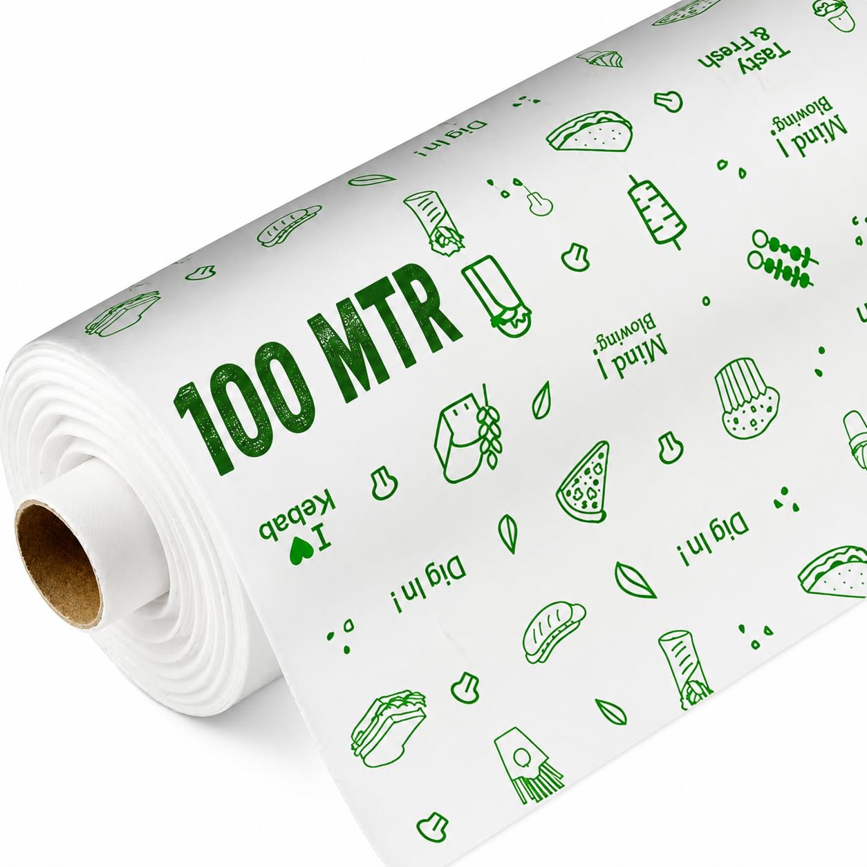 Food Wrapping Paper Roll for Kitchen – 100 Mtr/1 KgNon-Stick Butter Paper & Parchment Paper for Baking, Air Fryer & Roti Wrap | Eco-Friendly & Food Grade Foil Paper Alternative-image-36