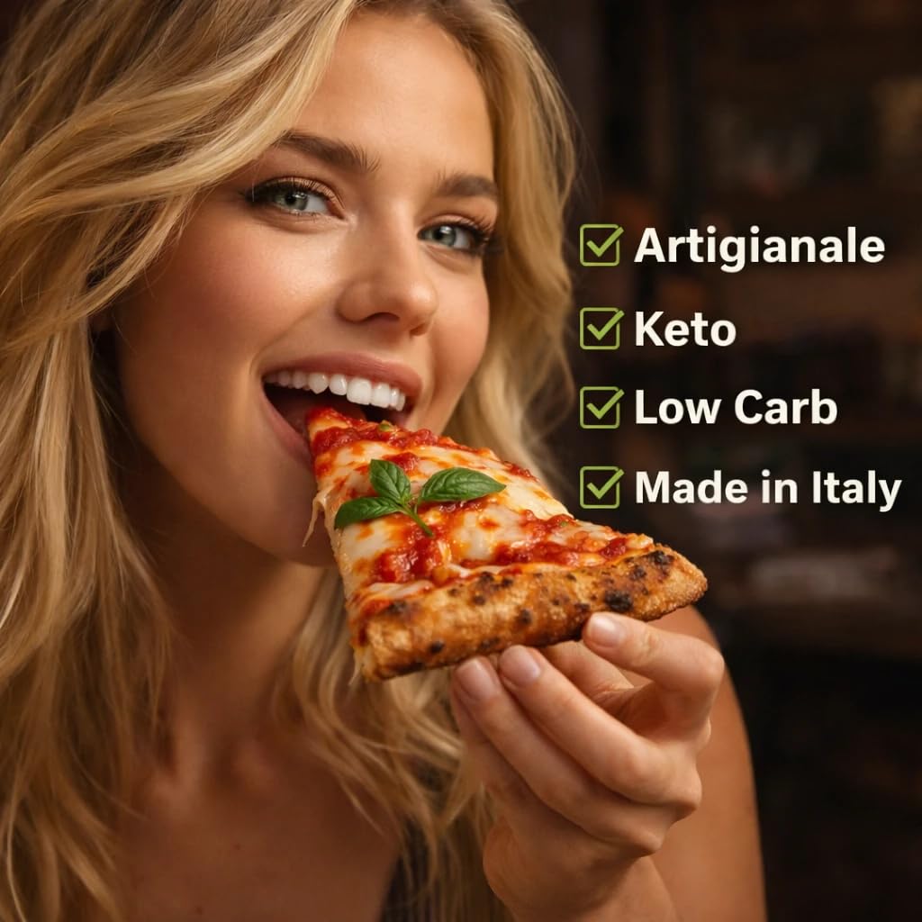 Revo Mix Farina Keto | Preparato Pizza Low Carb | Keto Friendly | Basso Indice Glicemico | Ricco Proteine | Artigianale | Ipocalorico | Made in Italy | 2 CONFDA 500G
